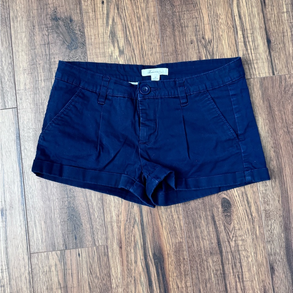 Forever 21 Navy Blue Women Shorts